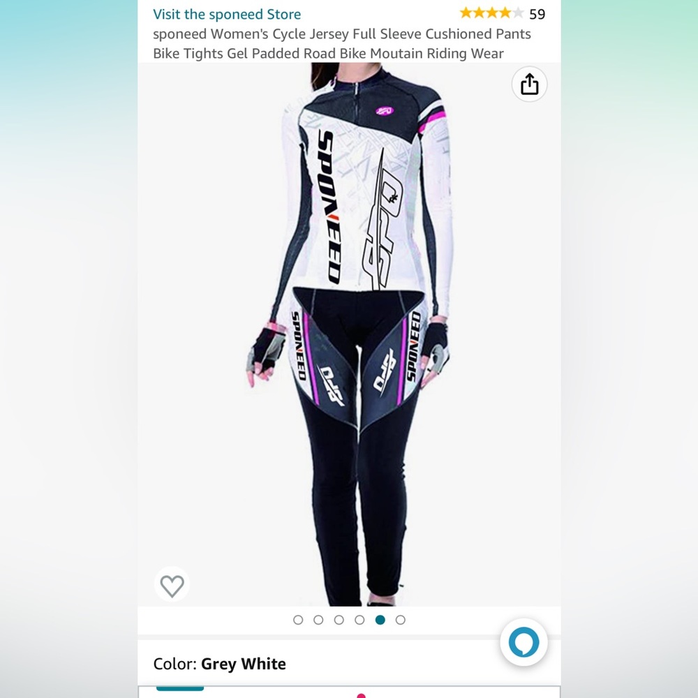 Sponeed women’s cycling outfit size xl